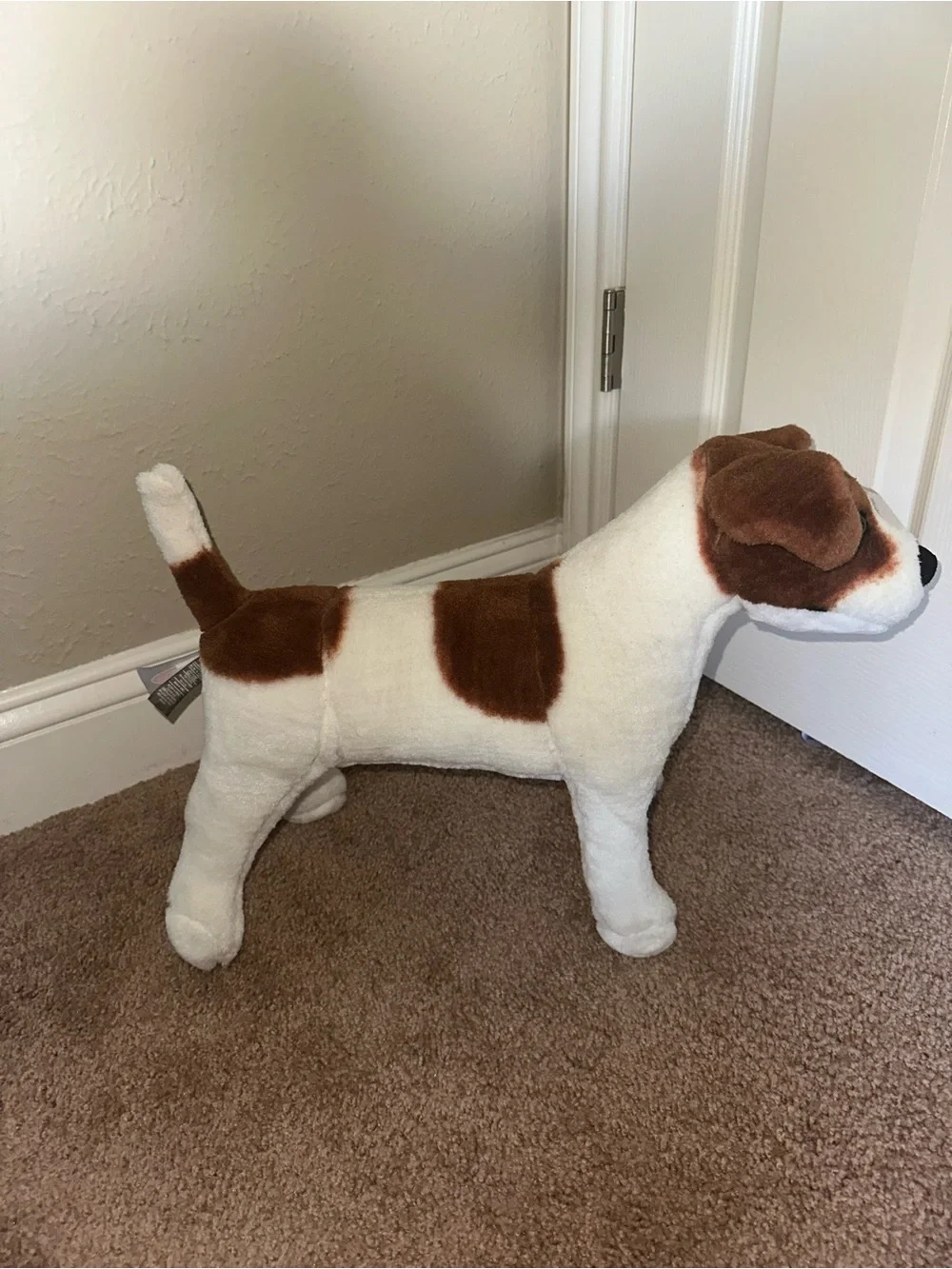 Jack Russel Plush Brown & White Dog Stuffed Animal - Melissa and Doug